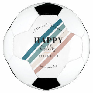 Anniversaire Design minimaliste aux couleurs paste