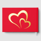 Anniversaire d'or moderne sur le Monogramme rouge (Verso)