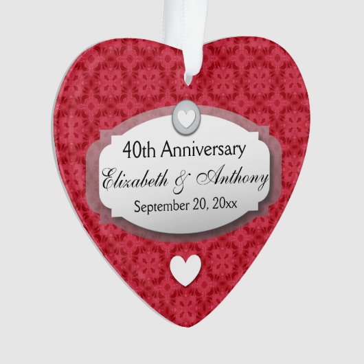 Anniversaire du 40e Mariage Ruby Red Z06 (devant)