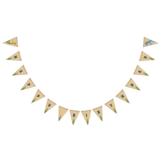 Anniversaire du garçon - Dinosaur Stomp - Drapeaux (Tout)