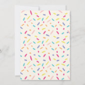 Anniversaire du garçon - Donut Party - Invitation (Dos)