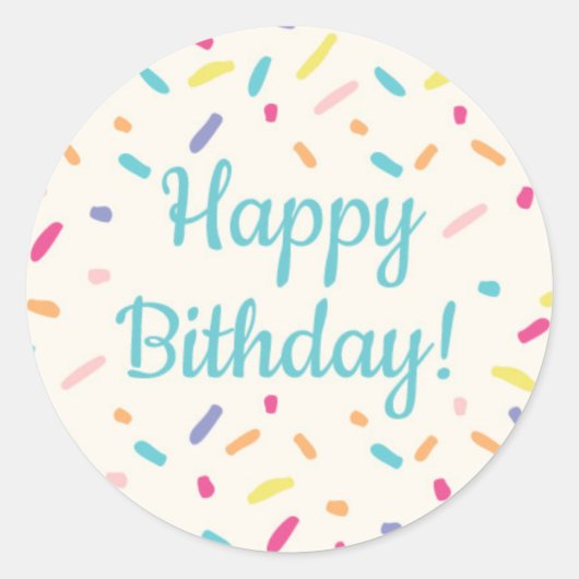 Anniversaire du garçon - Donut Party - Sticker 3 (Devant)