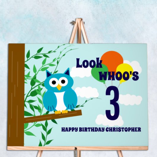 Anniversaire du hibou