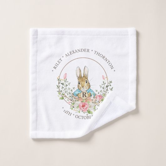 Anniversaire du lapin classique (Gant de toilette)