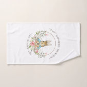 Anniversaire du lapin classique (Serviette à main)