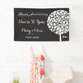 Anniversaire du mariage, bannière de fête d'annive (En situation)