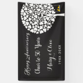 Anniversaire du mariage, bannière de fête d'annive (Vertical)