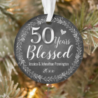 Anniversaire du Mariage de 50 ans béni