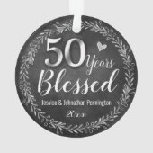 Anniversaire du Mariage de 50 ans béni (dos)