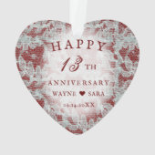 Anniversaire du Mariage de la 13e dentelle (dos)