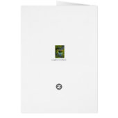 Anniversaire du Mariage du vin sur la carte de vei (Dos)