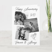 Anniversaire du Mariage Modèle photo B&W (Devant)