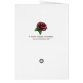 Anniversaire du Rose de Pingouin mignon (Dos)