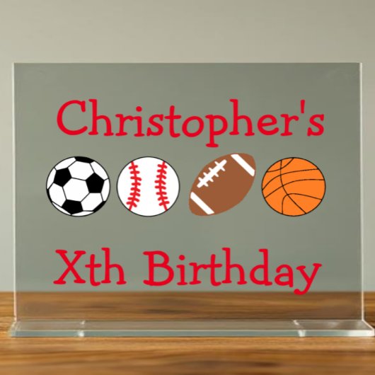 Anniversaire du sport