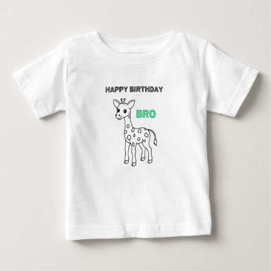 Anniversaire du t-shirt enfant (Devant)