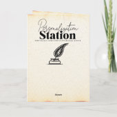 Anniversaire d'un Mariage Modèle photo Sepia (Dos)