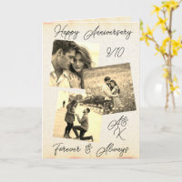 Anniversaire d'un Mariage Modèle photo Sepia