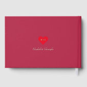 Anniversaire élégant Rose d'or Mariages Magenta (Verso)