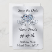 Anniversaire Enregistrer la date Invitations pour  (Devant)