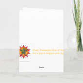 Anniversaire ensoleillé - carte de voeux (Dos)