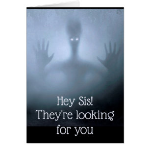 Anniversaire étranger de soeur de brouillard