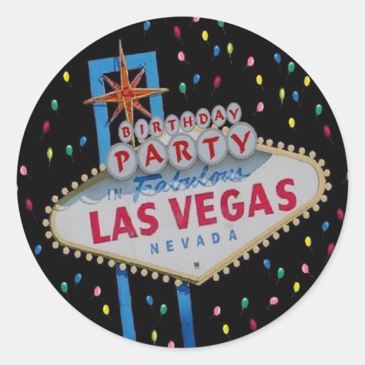 Anniversaire Fabrique Las Vegas Sticker (Devant)