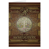 Anniversaire fait sur commande d'arbre (Devant)