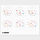 Anniversaire Favoriser Stickers Girl Anniversaire  (Feuille)