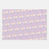 Anniversaire fête animal thème cadeau papier envel (Devant)