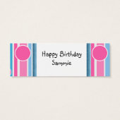 ANNIVERSAIRE FÊTE FAVORISER BALISES (Dos)