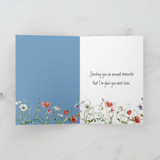 Anniversaire fille envoyer une carte (Intérieur)