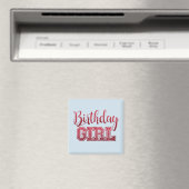ANNIVERSAIRE FILLE Magnet (In Situ (Lave-vaisselle))