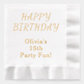 Anniversaire Fun de fête Nom d'âge (Recto)