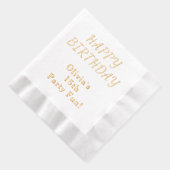 Anniversaire Fun de fête Nom d'âge (Droite)