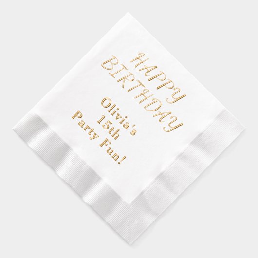 Anniversaire Fun de fête Nom d'âge (Droite)