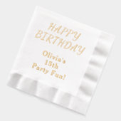 Anniversaire Fun de fête Nom d'âge (Gauche)