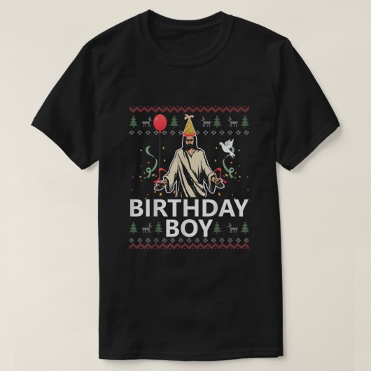 Anniversaire Garçon Jésus Christ Sweat de Noël Fun (Design devant)