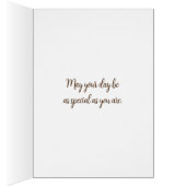 Anniversaire Golden Retriever avec Leash (Intérieur (Droit))