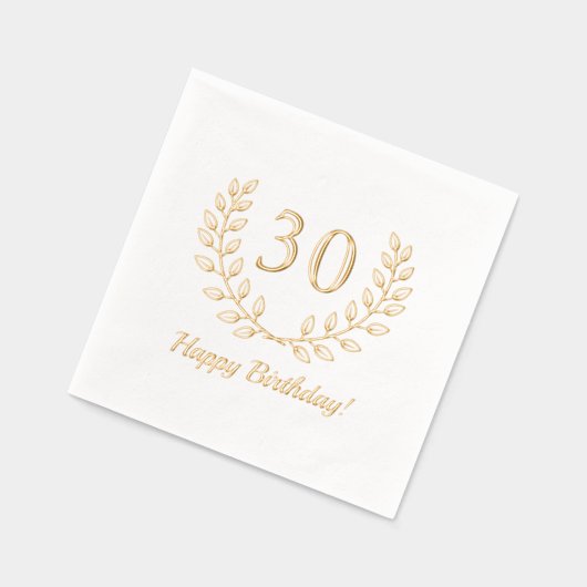 Anniversaire Golden Wreath Numéro personnalisé (Gauche)