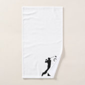Anniversaire Golfer Funny 30e heureux papa Par (Serviette à main)