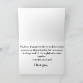 Anniversaire heureux de houblon de carte (Intérieur)