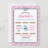 Anniversaire Invitation boulangerie Anniversaire P (Devant)