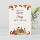 Anniversaire Invitation Card digital Téléchargemen (Debout devant)