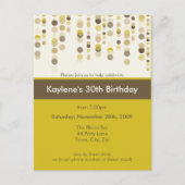 ANNIVERSAIRE INVITATION :: discotek 6 (Devant)