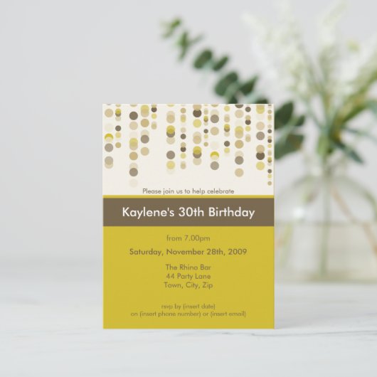 ANNIVERSAIRE INVITATION :: discotek 6 (Debout devant)