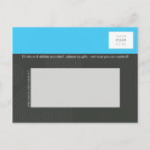 ANNIVERSAIRE INVITATION :: dynamique centré P7 (Dos)