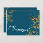 ANNIVERSAIRE INVITATION :: fabuleux 4 (Devant / Derrière)