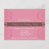 ANNIVERSAIRE INVITATION :: finesse 4 (Dos)