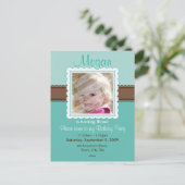 ANNIVERSAIRE INVITATION :: jolie 7 (Debout devant)