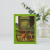 ANNIVERSAIRE INVITATION - TRACTEUR VERT VINTAGE (Debout devant)